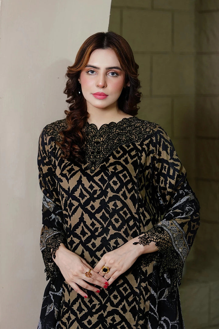 3PC Embroidered Unstitched Kotail Linen Suit KKTE-3608 Embroidered KHAS STORES 