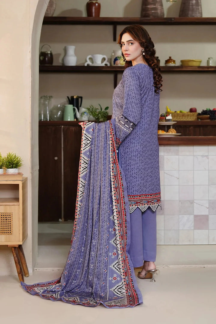 3PC Embroidered Unstitched Kotail Linen Suit KKTE-3649 Embroidered KHAS STORES 