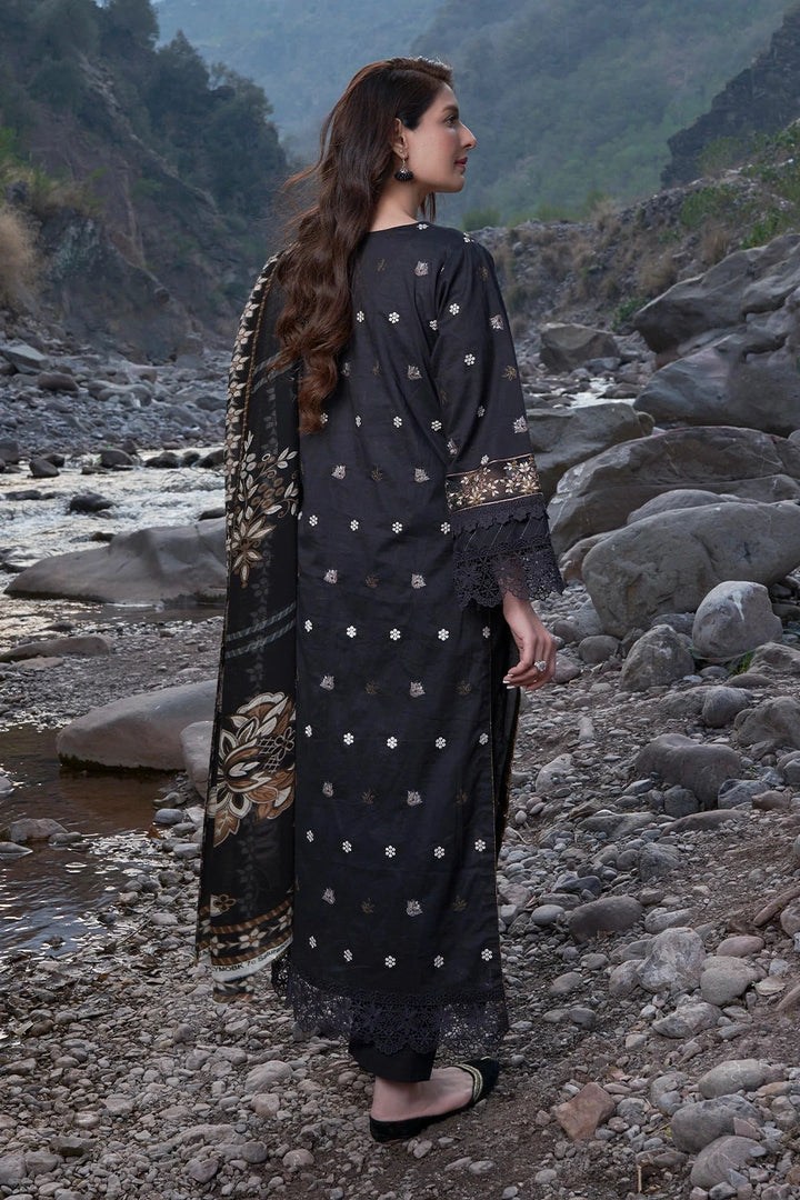 3PC Embroidered Unstitched Lawn Suit KCE-3166 Embroidered KHAS STORES 