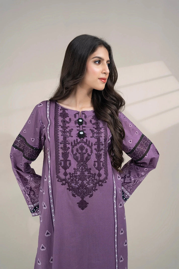3PC Embroidered Unstitched Lawn Suit KL-3310 Embroidered KHAS STORES 