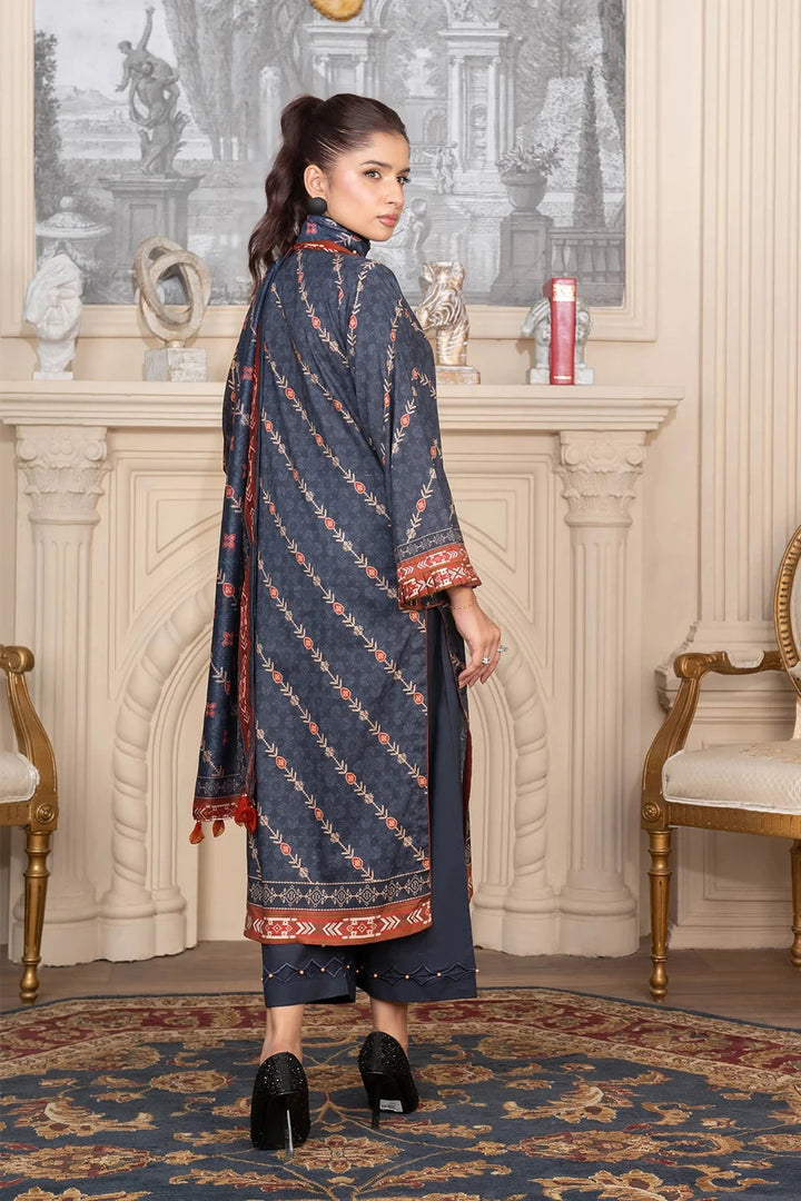 3PC Printed Unstitched Cambric Suit KCC-3547 Printed KHAS STORES 