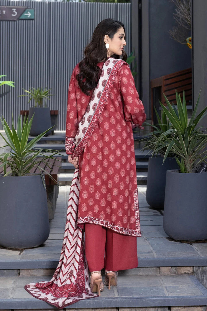 3PC Printed Unstitched Karandi Suit KKR-3589 Printed KHAS STORES 