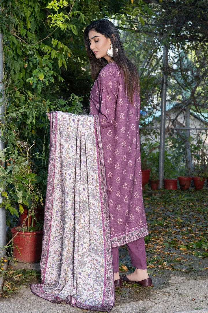 3PC Printed Unstitched Karandi Suit KKR-3590 Printed KHAS STORES 