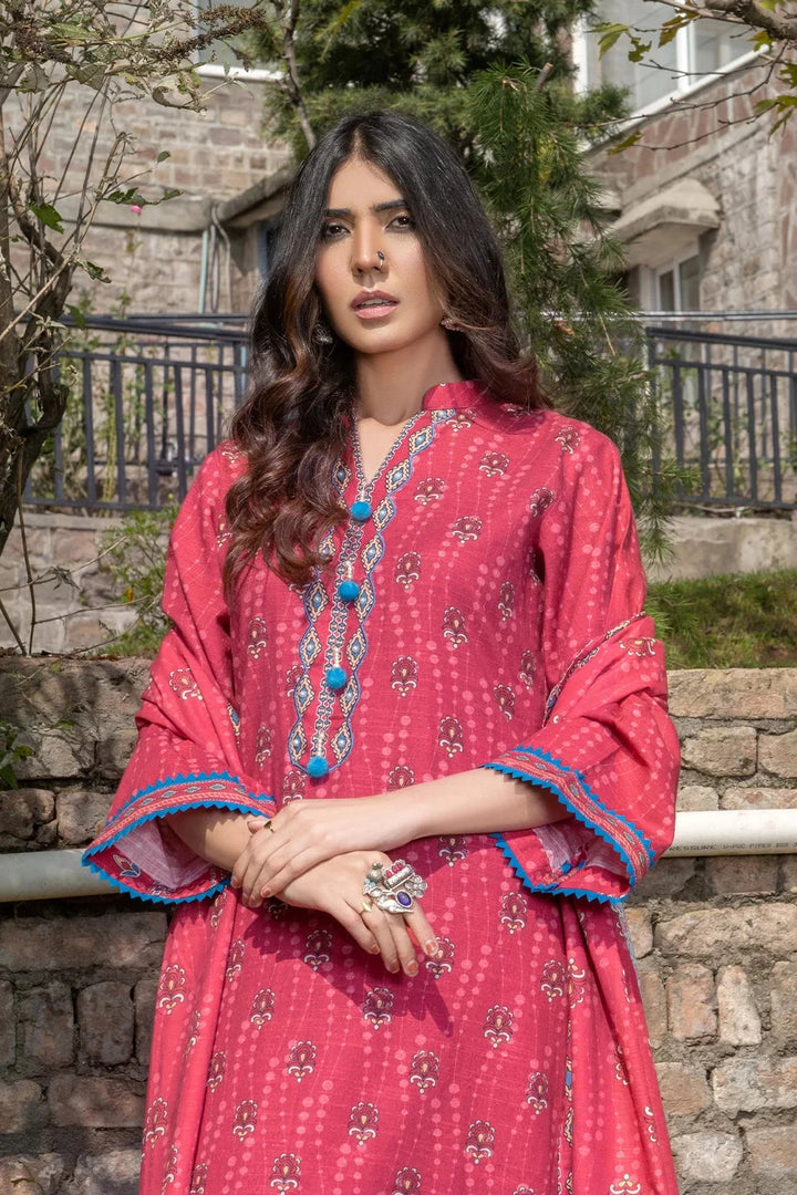 3PC Printed Unstitched Khaddar Suit KKH-3553 Printed KHAS STORES 