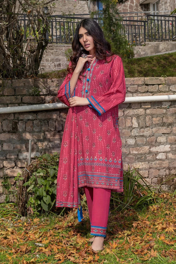 3PC Printed Unstitched Khaddar Suit KKH-3553 Printed KHAS STORES 