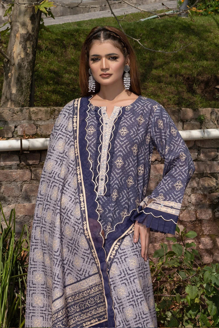 3PC Printed Unstitched Khaddar Suit KKH-3558 Printed KHAS STORES 
