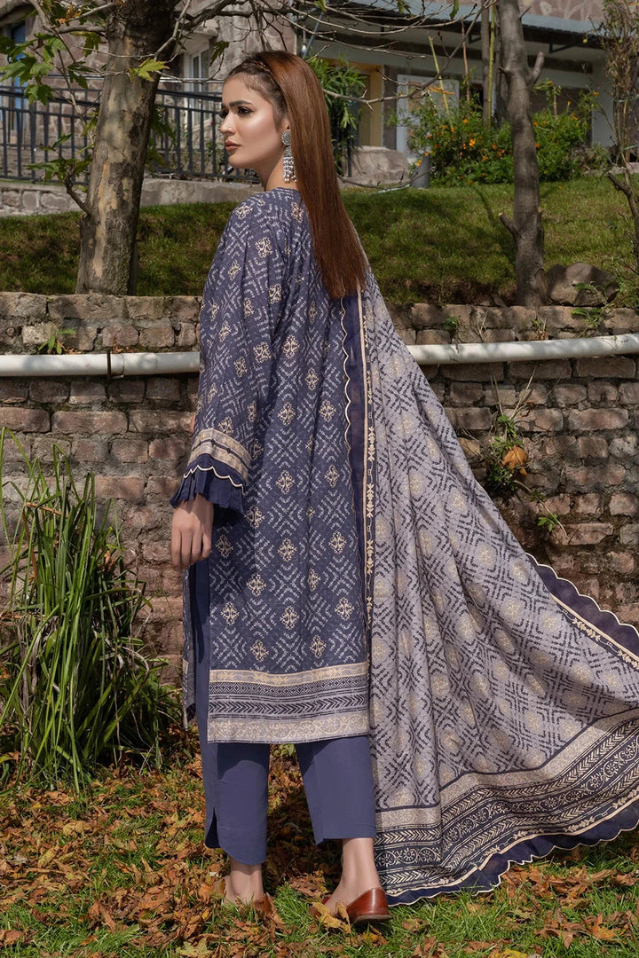 3PC Printed Unstitched Khaddar Suit KKH-3558 Printed KHAS STORES 