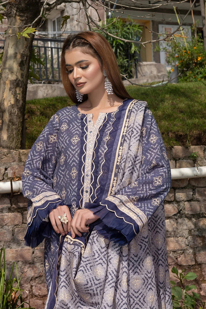 3PC Printed Unstitched Khaddar Suit KKH-3558 Printed KHAS STORES 