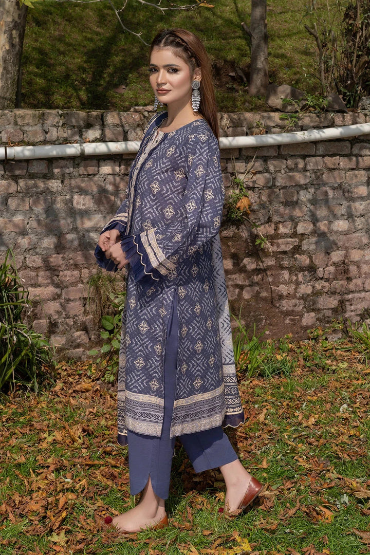 3PC Printed Unstitched Khaddar Suit KKH-3558 Printed KHAS STORES 