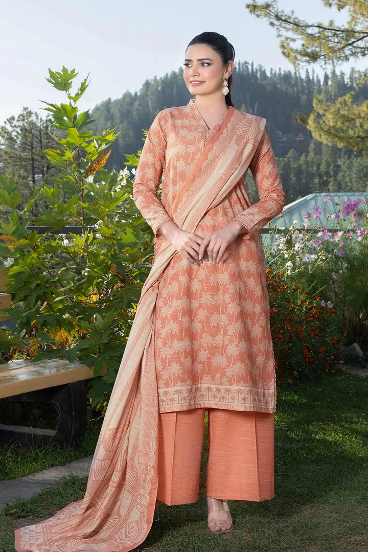 3PC Printed Unstitched Khaddar Suit KKH-3559 Printed KHAS STORES 