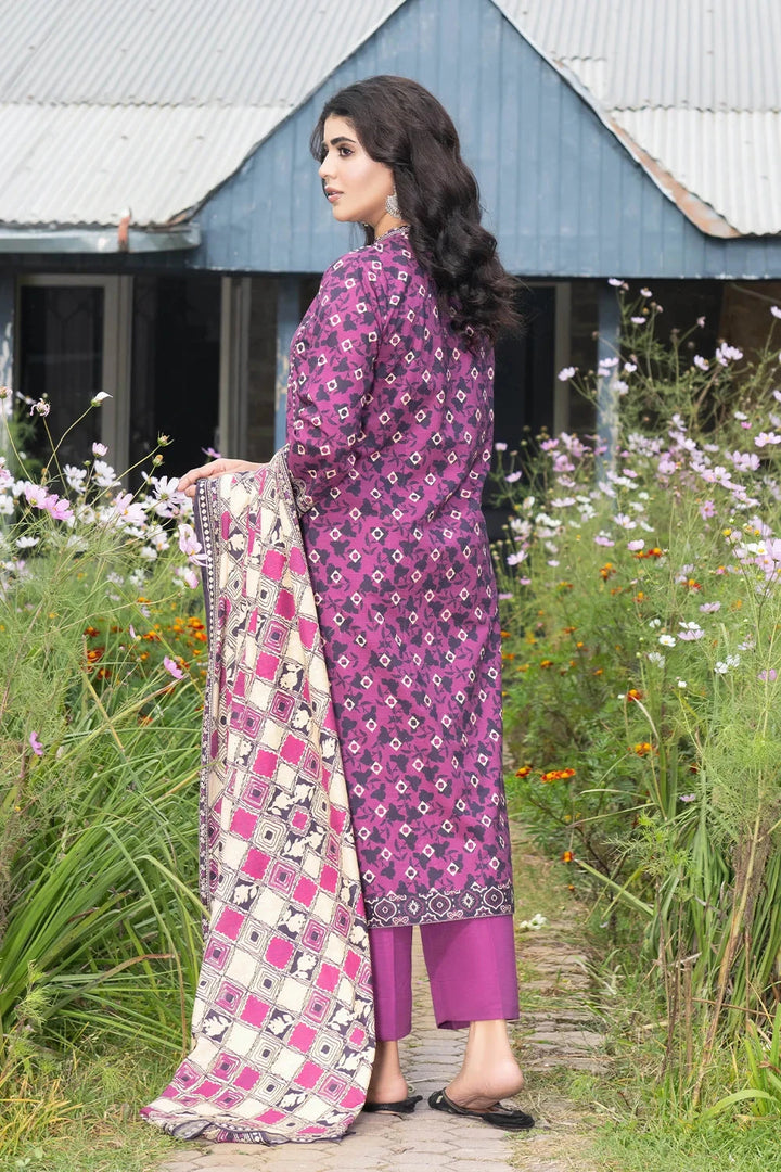 3PC Printed Unstitched Khaddar Suit KKH-3563 Printed KHAS STORES 