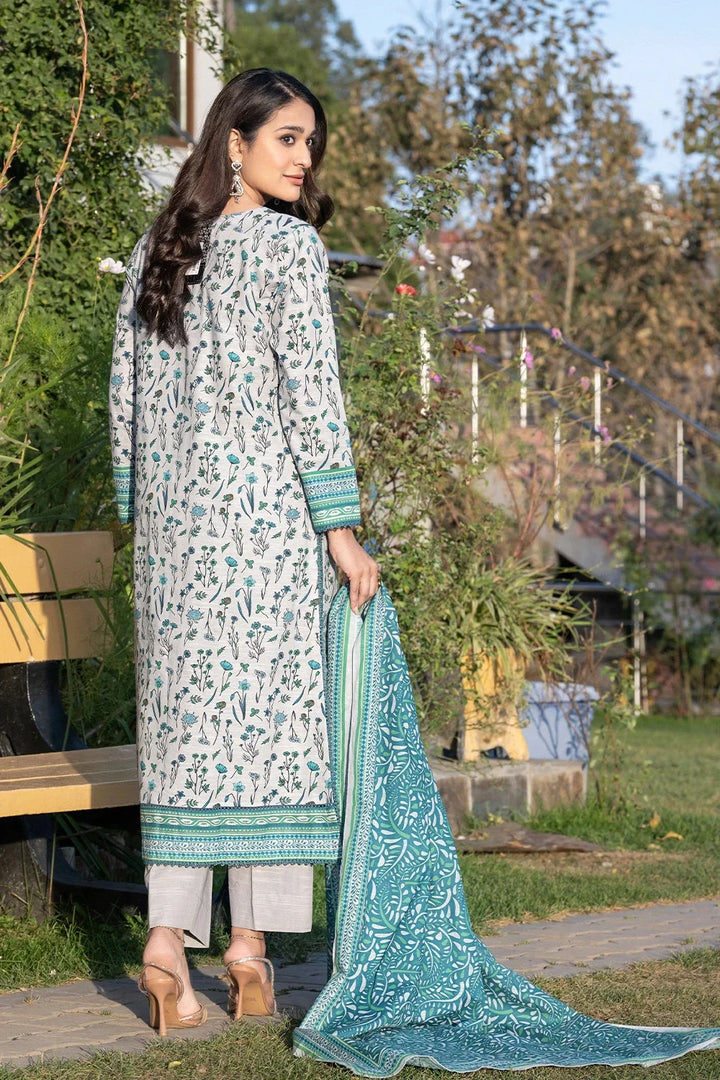 3PC Printed Unstitched Khaddar Suit KKH-3564 Printed KHAS STORES 