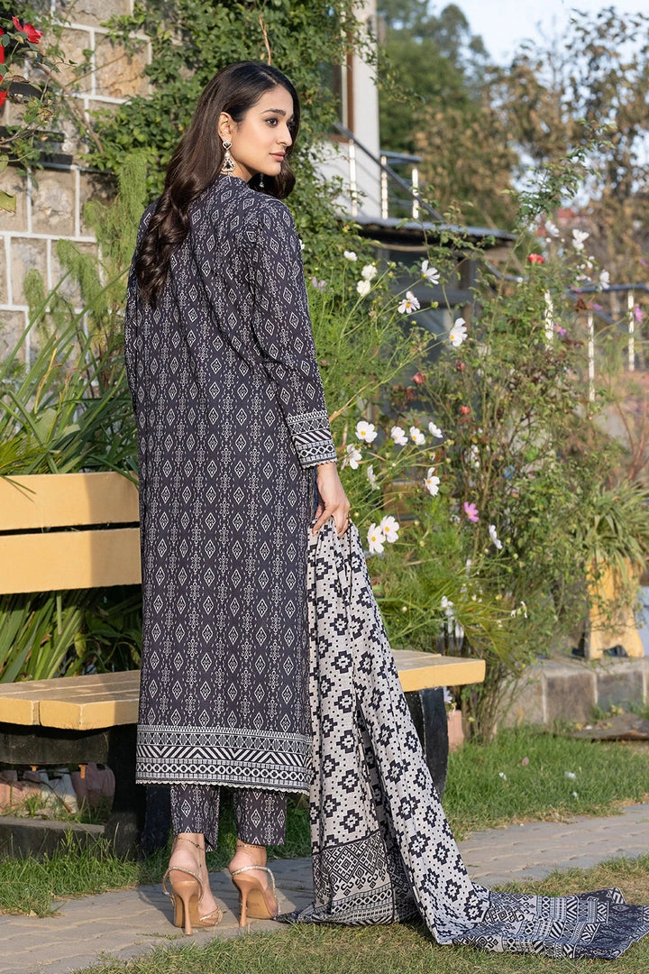 3PC Printed Unstitched Khaddar Suit KKH-3571 Printed KHAS STORES 