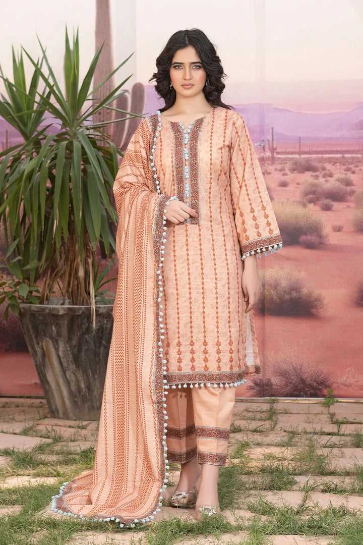 3PC Printed Unstitched Khaddar Suit KKH-3674 Printed KHAS STORES 