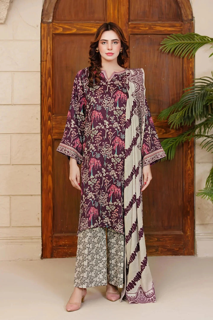 3PC Printed Unstitched Kotail Suit KKT-3642 Printed KHAS STORES 