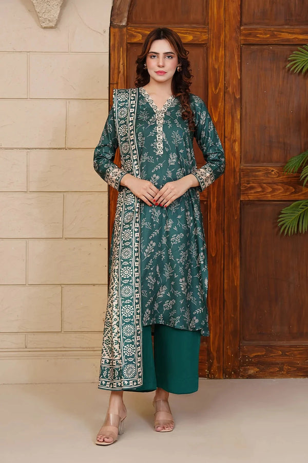 3PC Printed Unstitched Kotail Suit KKT-3686 Printed KHAS STORES 