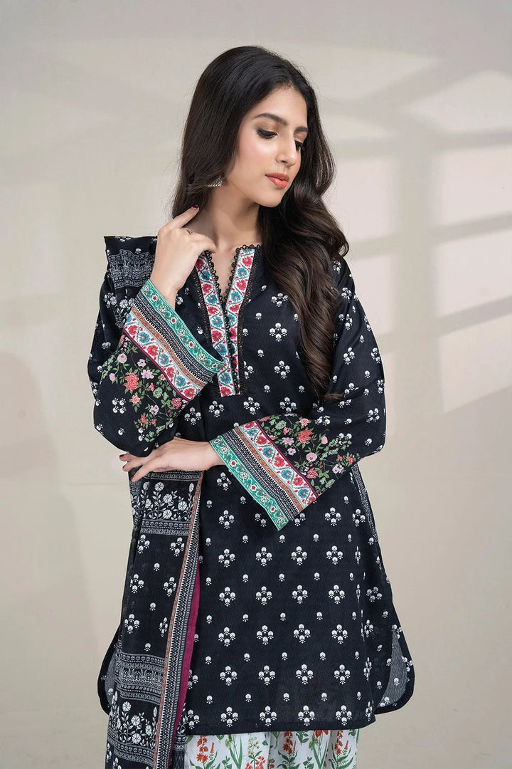 3PC Printed Unstitched Lawn Suit KLA-3273 Printed KHAS STORES 
