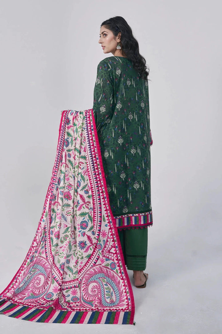 3PC Stitched Embroidered Lawn Suit KL-RTW-3072 KHAS STORES 