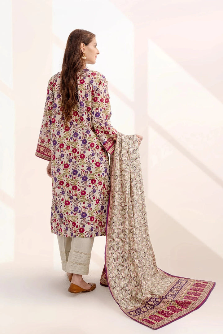 3PC Stitched Embroidered Lawn Suit KL-RTW-3341 KHAS STORES 