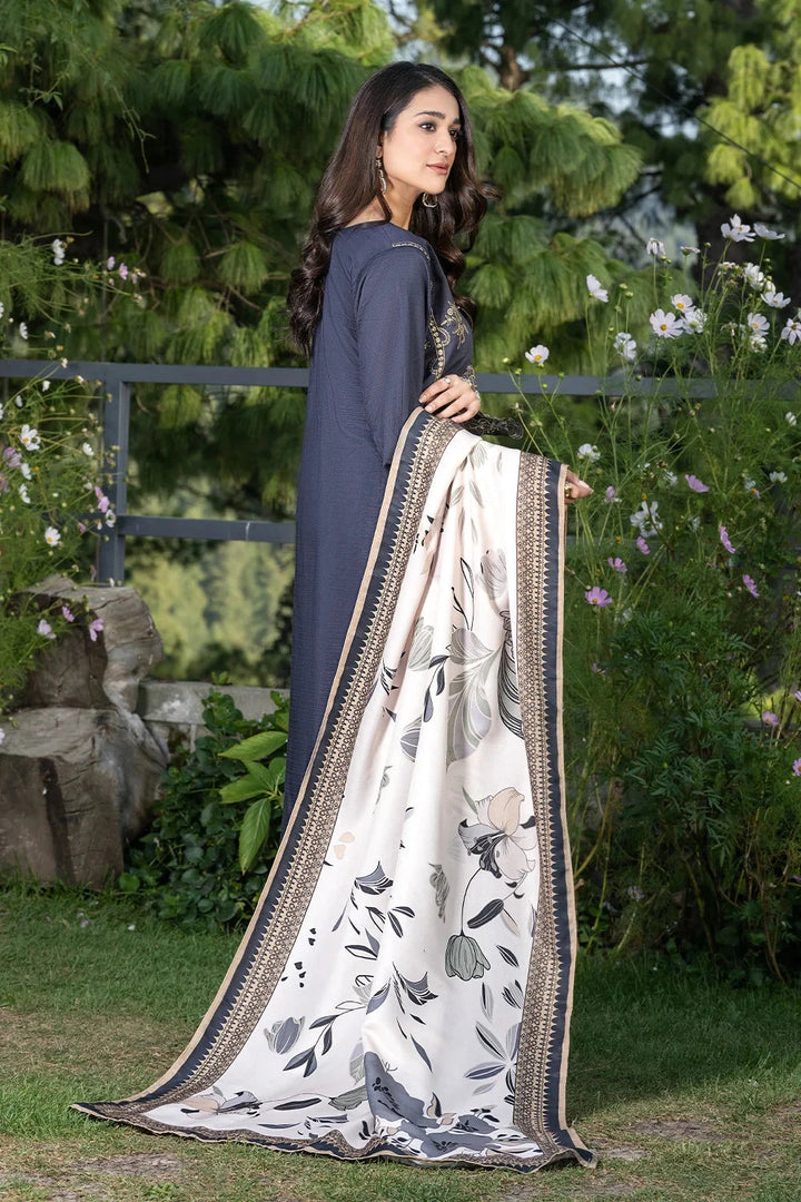 3PC Stitched Embroidered Linen Suit RTW-KLE-3534 Printed KHAS STORES 