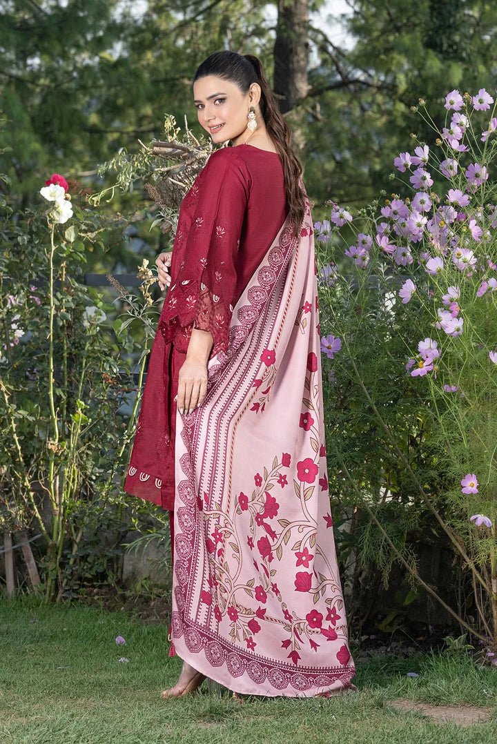 3PC Stitched Embroidered Linen Suit RTW-KLE-3535 Printed KHAS STORES 