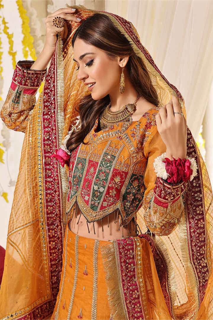 3PC Unstitched Embroidered Chiffon Suit KNAC-2247 Chiffon Collection KHAS STORES 