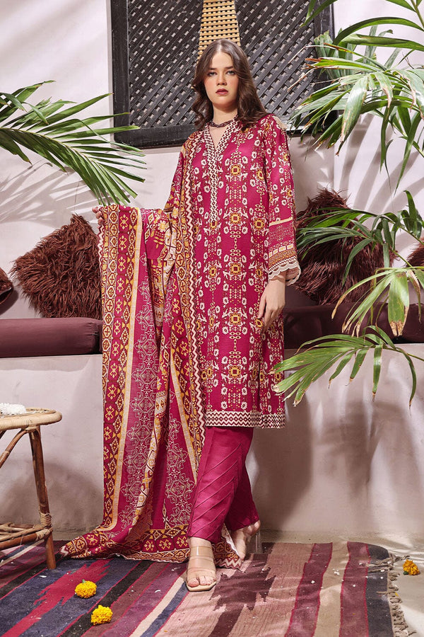 3PC Unstitched Khaddar Suit KKH-2254 KHAS STORES 