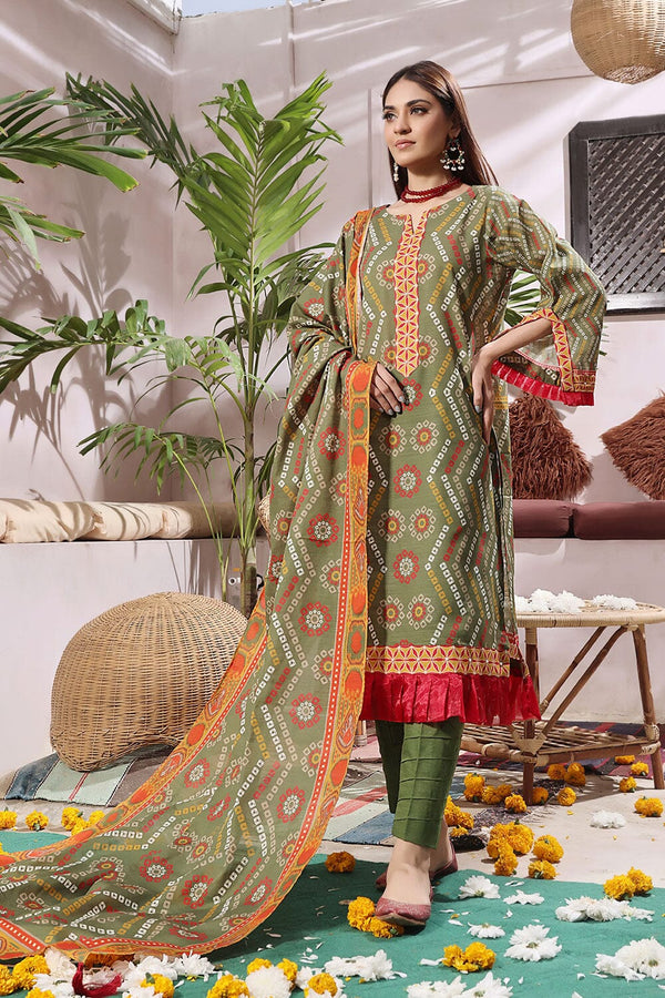 3PC Unstitched Khaddar Suit KKH-2256 KHAS STORES 