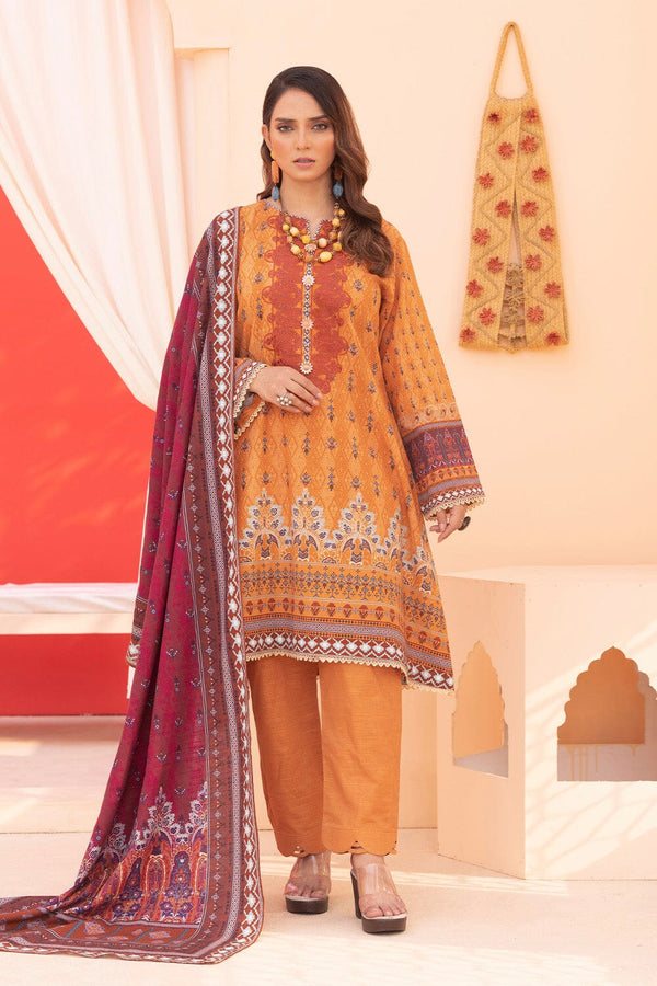 3PC Unstitched Khaddar Suit KKHE-2260 KHAS STORES 