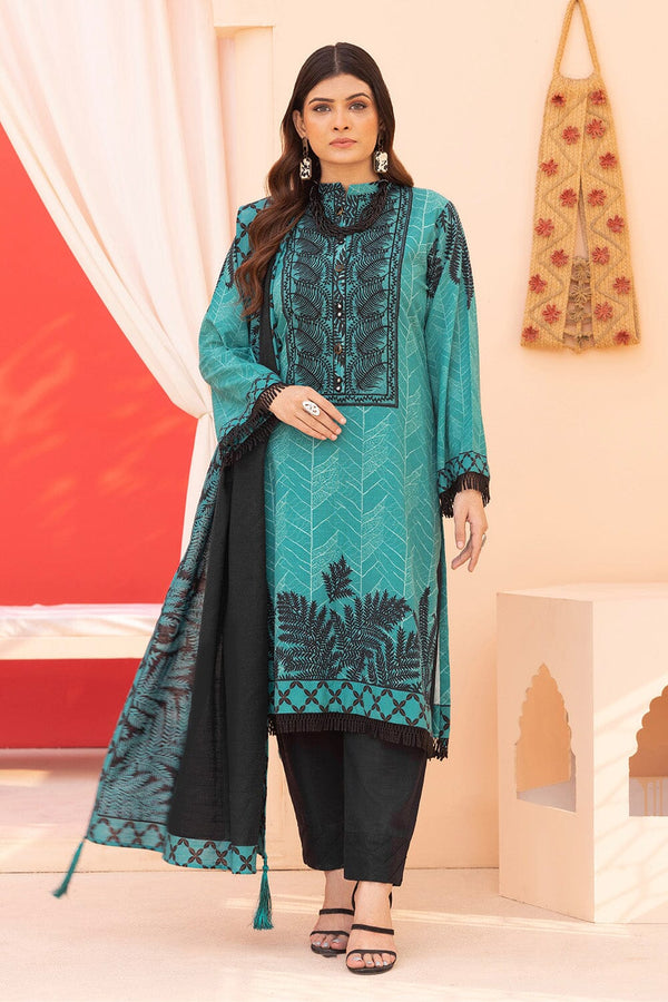 3PC Unstitched Khaddar Suit KKHE-2262 KHAS STORES 