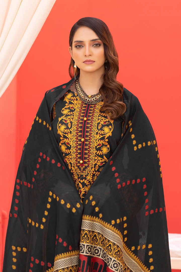 3Pcs Unstitched Emb Khaddar KKE-2272 KHAS STORES 