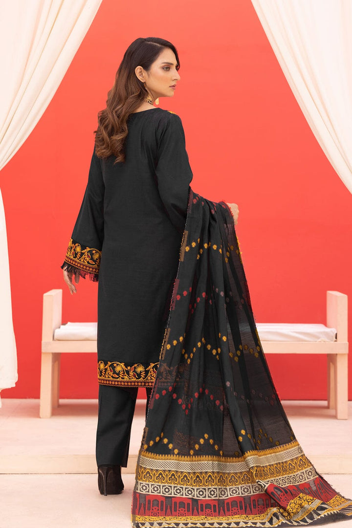 3Pcs Unstitched Emb Khaddar KKE-2272 KHAS STORES 