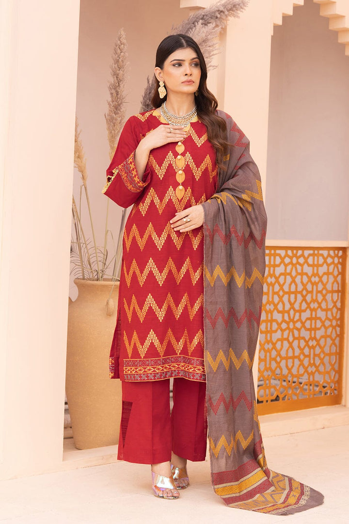 3Pcs Unstitched Khaddar KKE-2275 KHAS STORES 