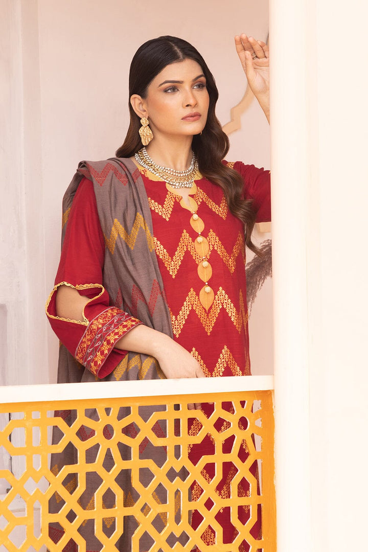 3Pcs Unstitched Khaddar KKE-2275 KHAS STORES 