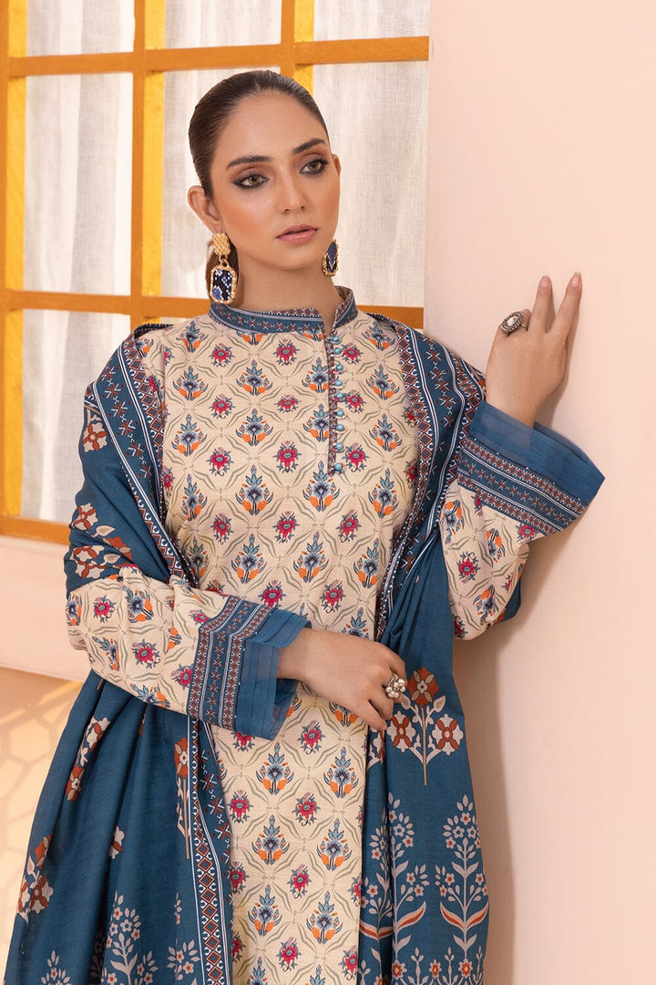 3Pcs Unstitched Khaddar KKH-2331 KHAS STORES 