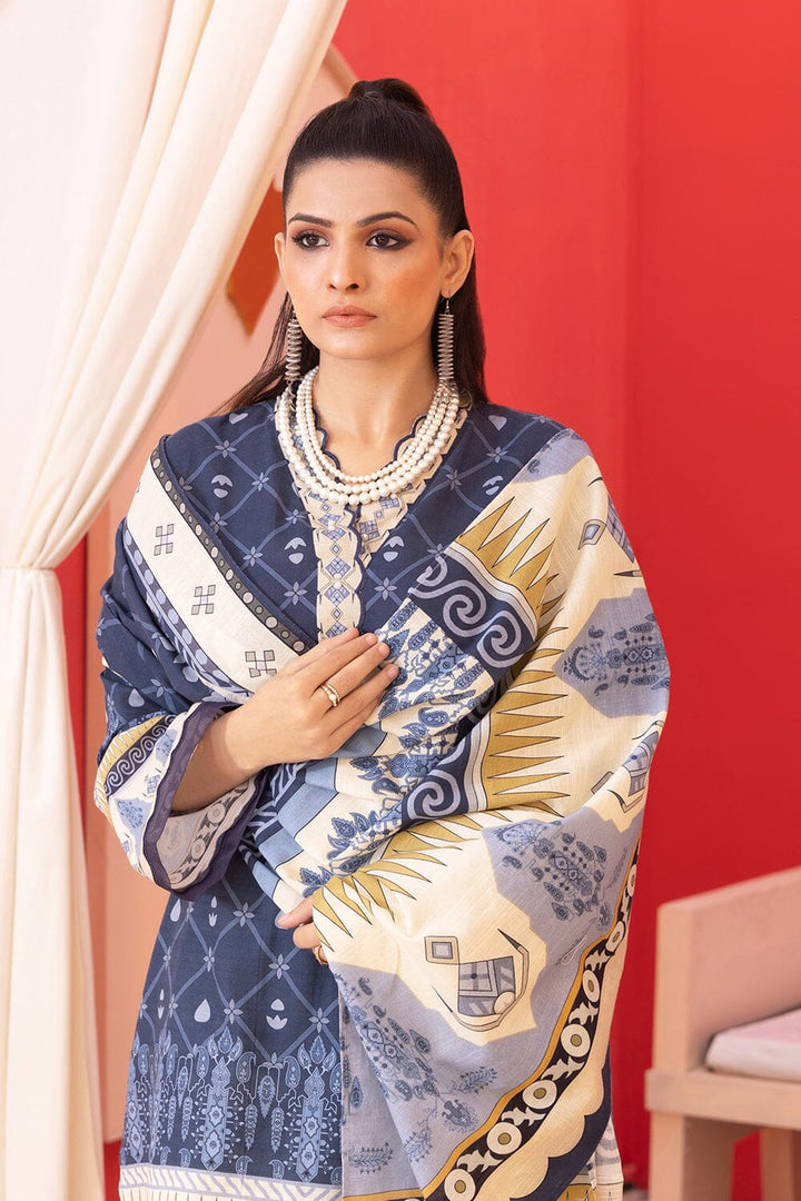 3Pcs Unstitched Khaddar KKH-2332 KHAS STORES 