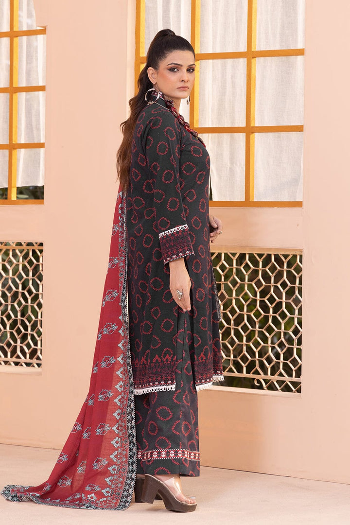3Pcs Unstitched Khaddar SUIT KKH-2338 KHAS STORES 