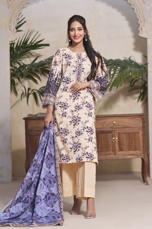 3Pcs Unstitched Khaddar SUIT KKH-2359 KHAS STORES 