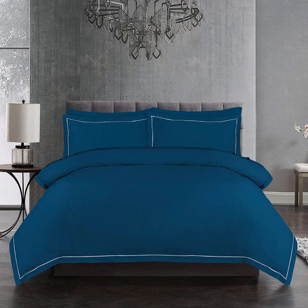 6 PCS BED SET BLUE BARATA HARMONY Luxury Bedding HOMBEDCLU 