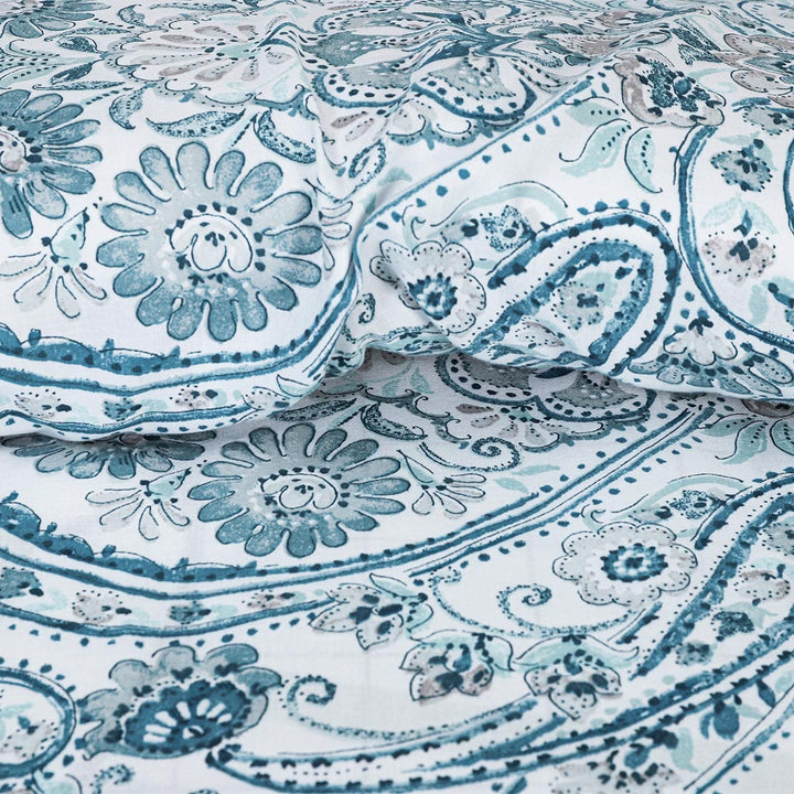 BED SHEET BLUE PAISLEY-SINGLE Home HOMBEDCLU 