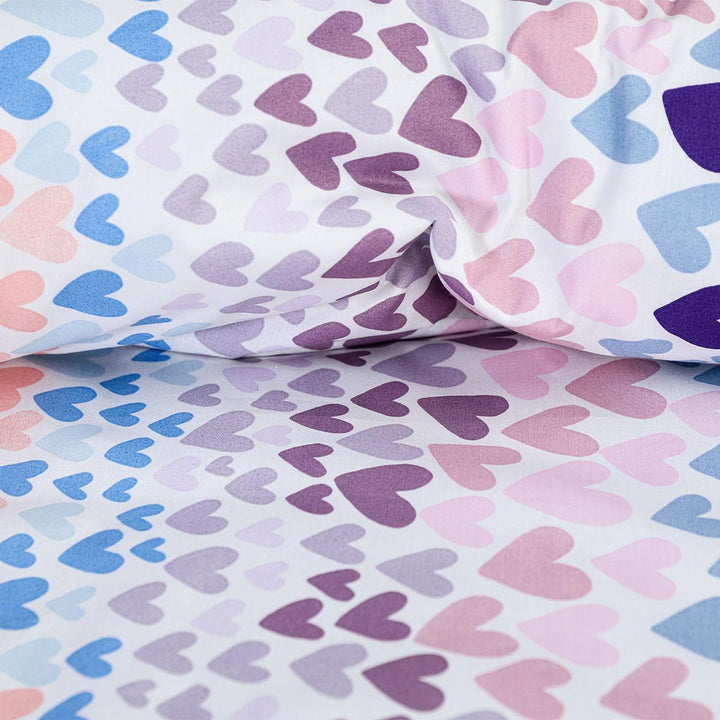BED SHEET R2G HEARTS MULTI- King Bedding HOMBEDROO 