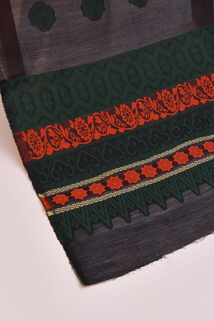 Jacquard Dupatta KJE-2236 Embroidered KHAS STORES 