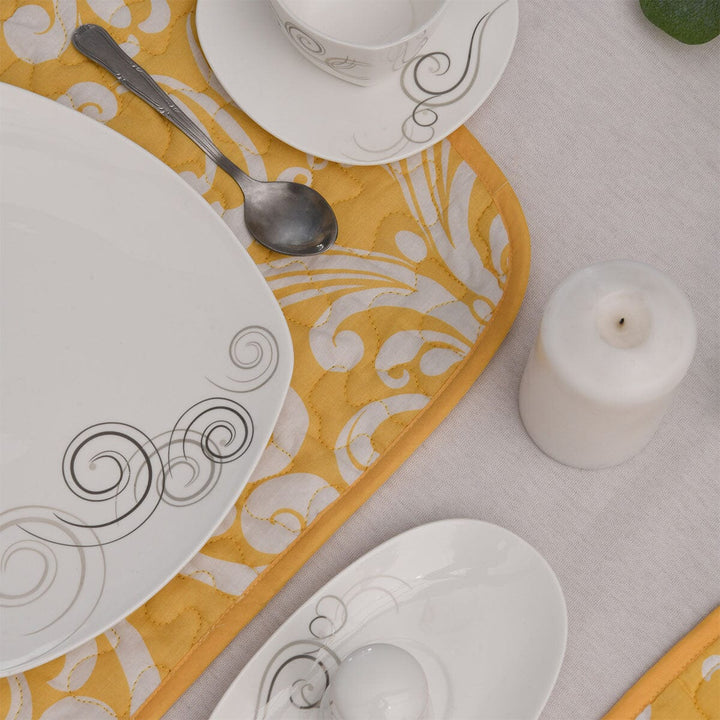 Kitchen Linen SARIQ YELLOW Kitchen Accessories HOMKITLIN 