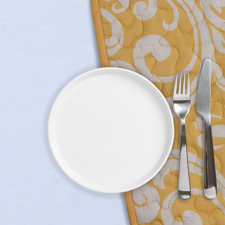 Kitchen Linen SARIQ YELLOW Kitchen Accessories HOMKITLIN Table Runner 