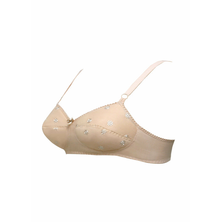 lavender - Cotton Padded Non Wired Full Coverage Bra BRAS Espico.pk 