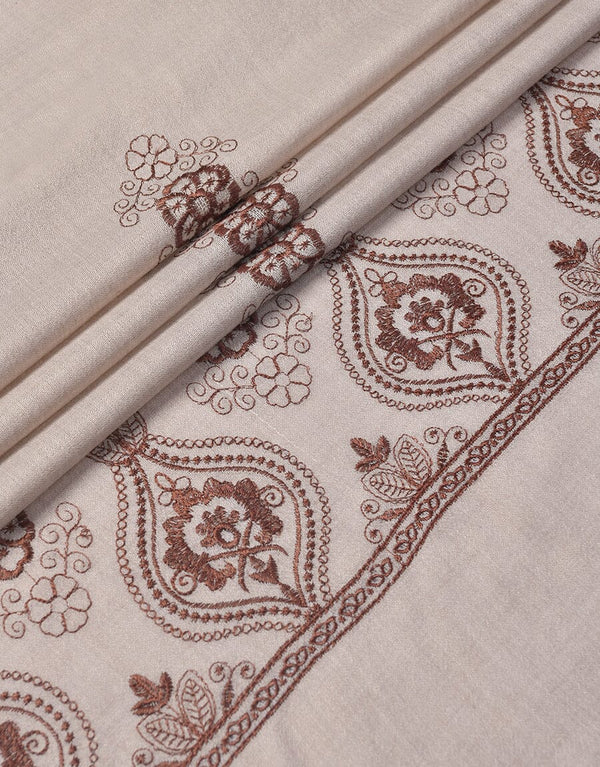 Machine Embroidery SHAWL S-015 Apparel & Accessories KHAS STORES 