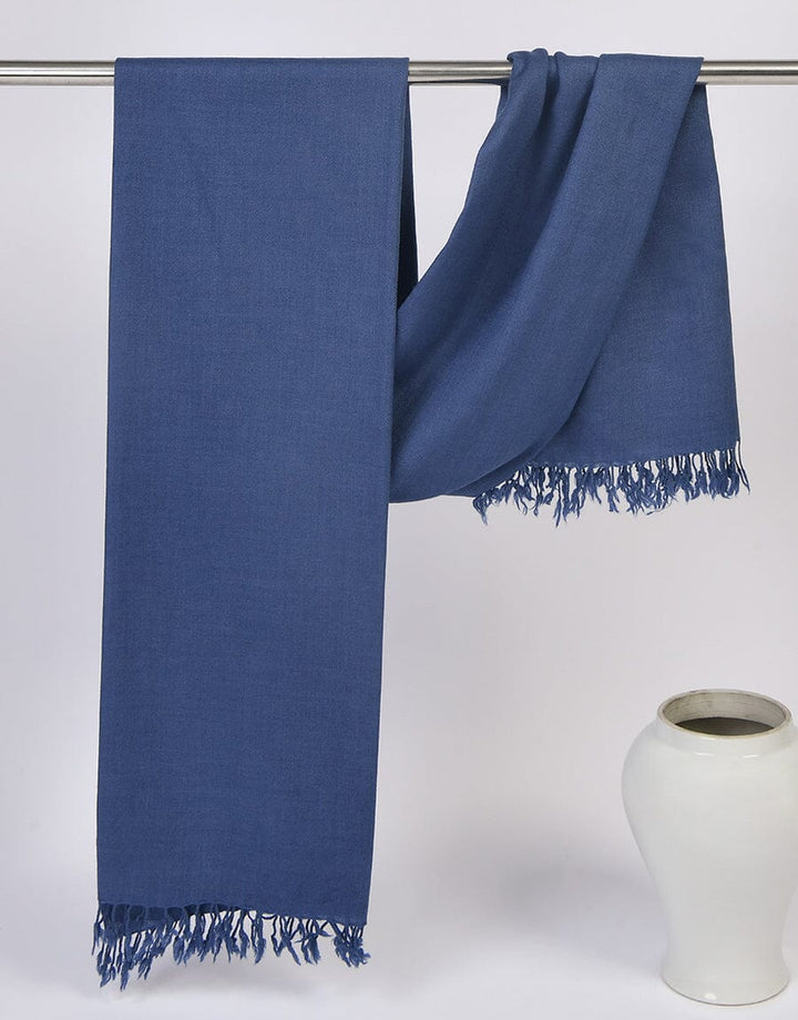 PASHMINA SHAWL-Blue Apparel & Accessories KHAS STORES 