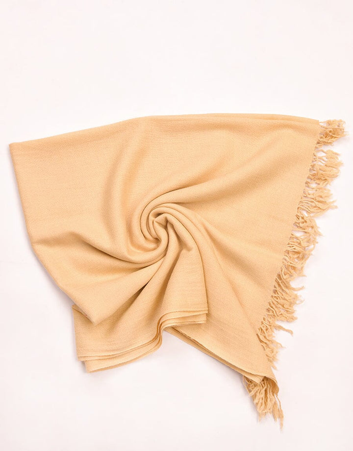 PASHMINA SHAWL-Cream Apparel & Accessories KHAS STORES 
