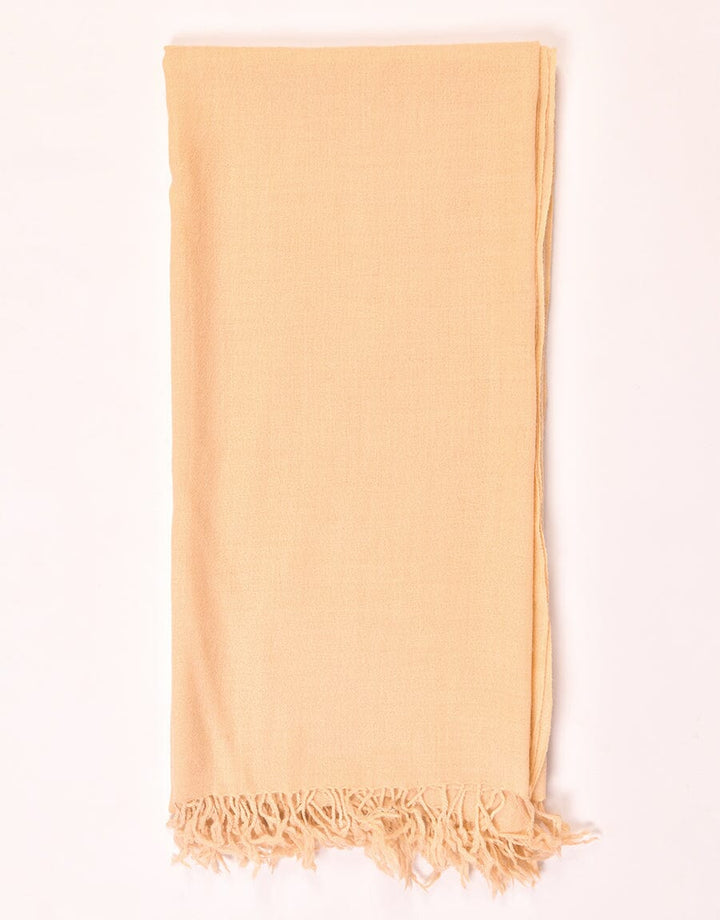 PASHMINA SHAWL-Cream Apparel & Accessories KHAS STORES 