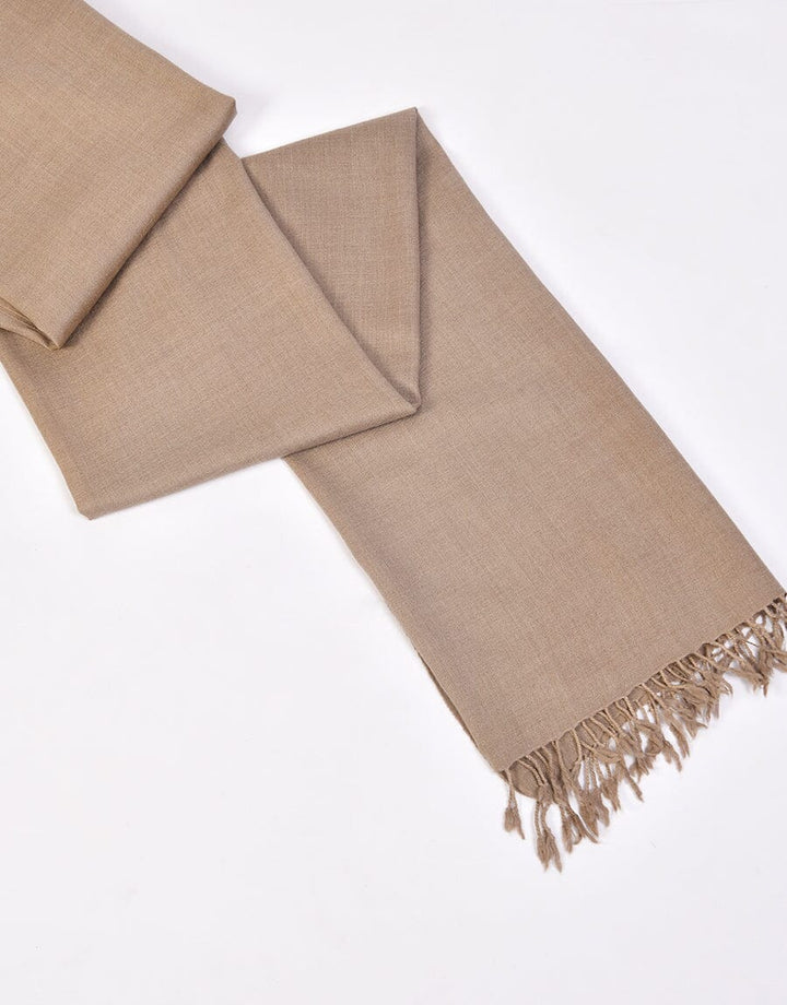 PASHMINA SHAWL-Dusty Brown Apparel & Accessories KHAS STORES 